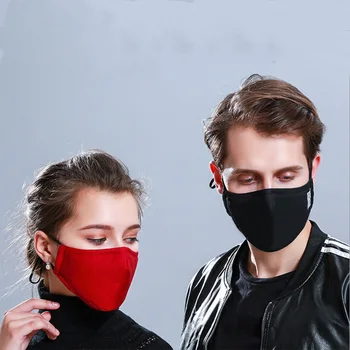 

2 Pack Masks, Anti Dust Face Covers Washable Reusable Cotton Mouth Masks Face Masks with Adjustable Straps