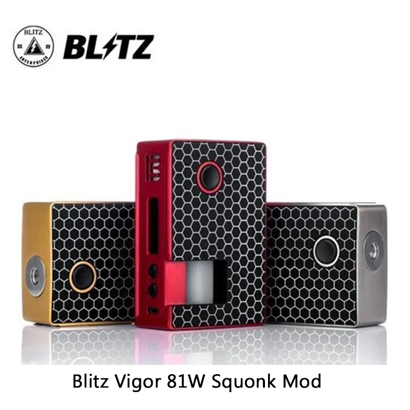 

G-taste Blitz Vigor Squonk Box Mod Powered By 18650/20700 Battery 81W Electronic Cigarette Vape Mod For 510 Thread Atomizer Tank
