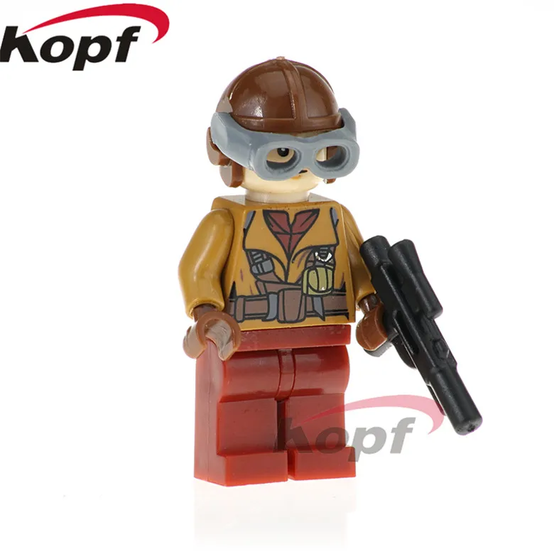 20 шт. PG791 строительные блоки Хан Solo Figures Luke Skywalker Rebel Pilot Rose Tice куклы Кирпичи Детские Подарочные игрушки
