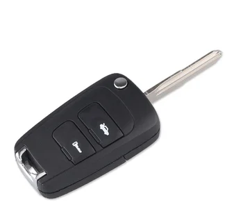 

XZCFOR 2 Buttons Remote FOR Flip Folding Car Key Shell Uncut Blade For Chevrolet Epica Key Case Car-styling