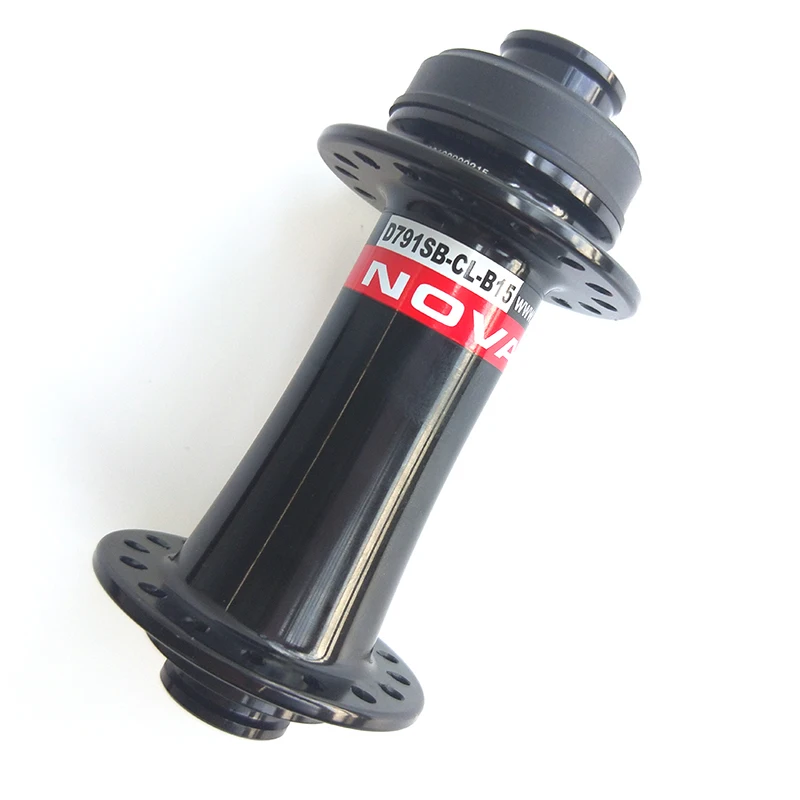 Novatec D791Sb-Cl-B15 Boost Hub Anteriore Center Lock Cubo 15X110Mm 28H 32H Thru Axle Road Mtb Bike Freno A Disco 110X15 Through J Hook