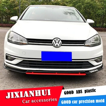 

For Volkswagen GOLF 7.5 Body kit spoiler 2014-2018 For GOLF S ABS Rear lip rear spoiler front Bumper Diffuser Bumpers Protector