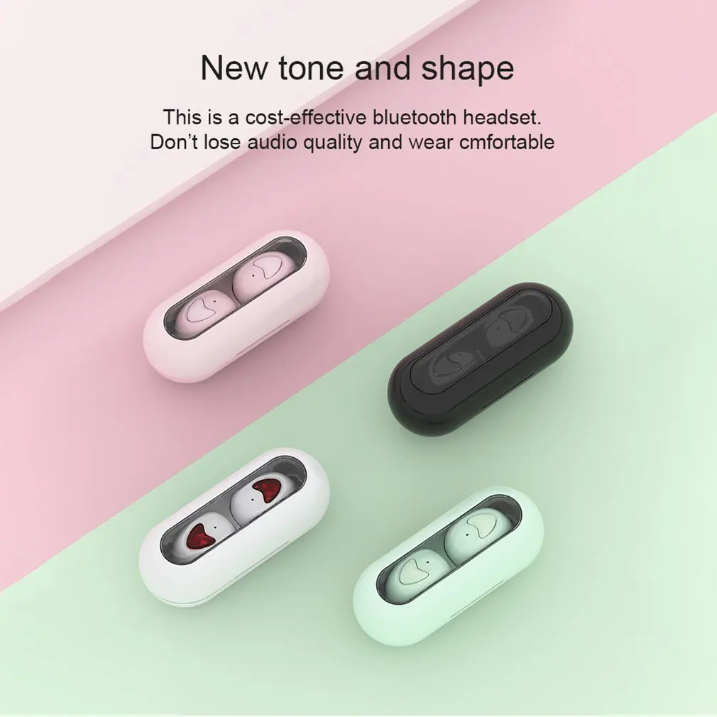 

TW10 Wireless Bluetooth 5.0 Earphones Stereo HiFi Call Earbuds in-ear Headset Touch Control Earphones Sport With Mic