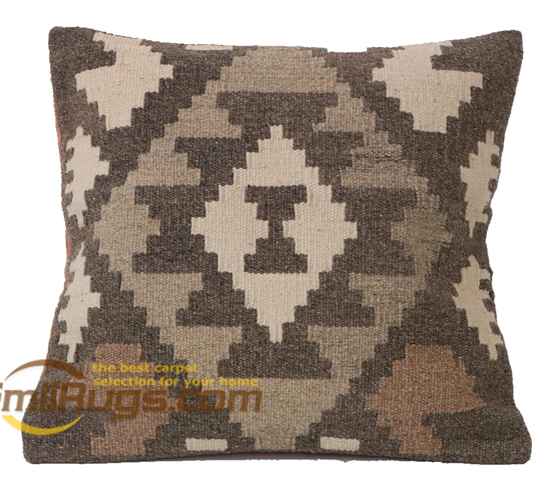 luxury cushion cover Kilim Cover Handmade Hand Made Wool Chritma Decoration For Home Cae - Цвет: 442-1 18x18 in