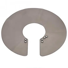 Серая салонная стрижка накидка на шею обёрточная накладка на воротник Водонепроницаемая силиконовая Парикмахерская раскраска волос резка шеи Щит Аксессуары для волос