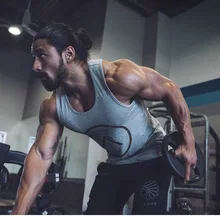 Мужской летний эластичный жилет без рукавов для занятий спортом, занятий спортом, бега, баскетбола