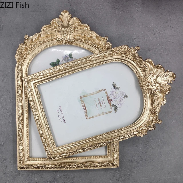 6/7/8 Picture Frames Antique Wall Tabletop Frame Display Pictures Wall  Combination Photos Frame Home Decors Product B03E - AliExpress