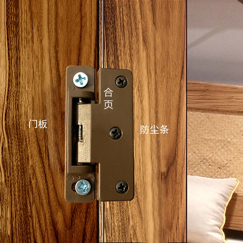 5pc/lot Wardrobe dustproof plastic hinges flag type flat Spring Hinge for kitchen cabinets mini Door Furniture Accessories | Обустройство