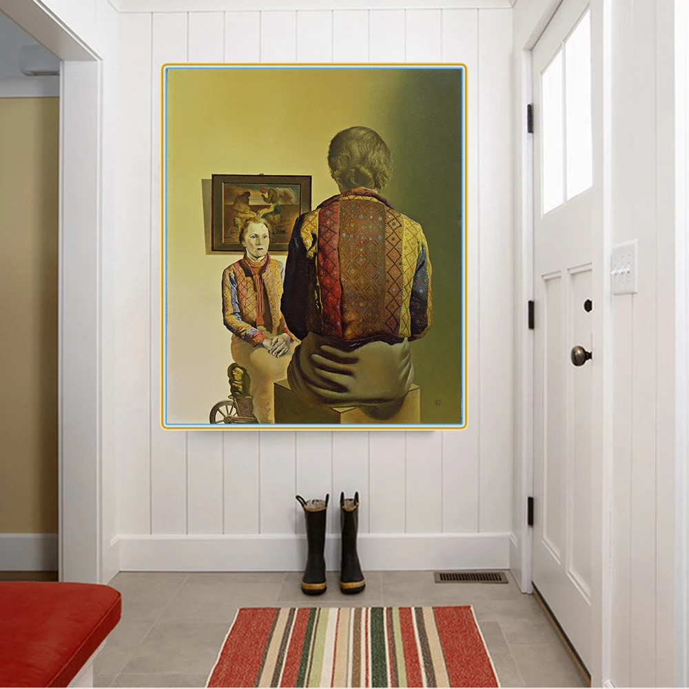 Citon Salvador Dali Portrait портрет торжества 1935 Canvas холст искусство Масляная Живопись