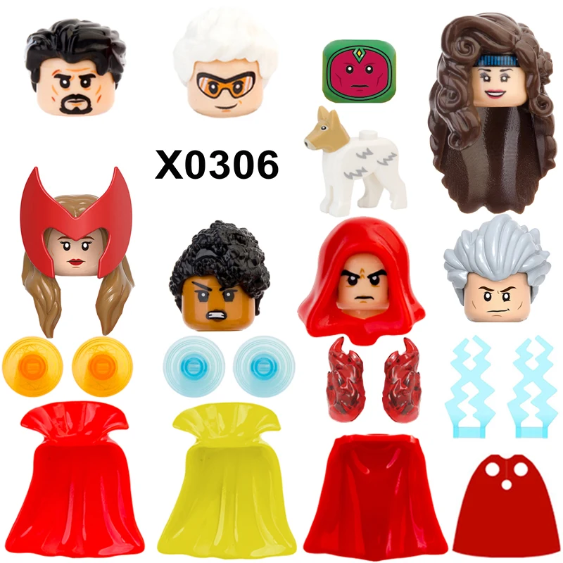 

Фигурки героев фильма «Доктор волшебник», аксессуары, плащ, оружие MOC, строительные блоки, игрушки для детей, подарки X0306, новинка 2021