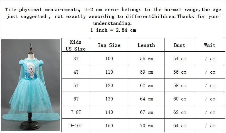 5pcs Girls Summer Dress Elsa Anna Baby Kids Clothes Girl Snow Queen Cosplay Costume Birthday Party Children Clothing Vestidos