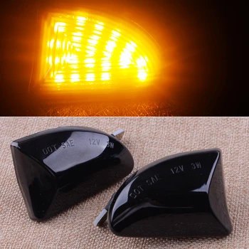 

CITALL 2pcs LED Side Markers Turn Signal Lights Lamps 4519067700C40A Fit For Smart Fortwo W451 Coupe/Cabrio 2007 2008 2009-2014