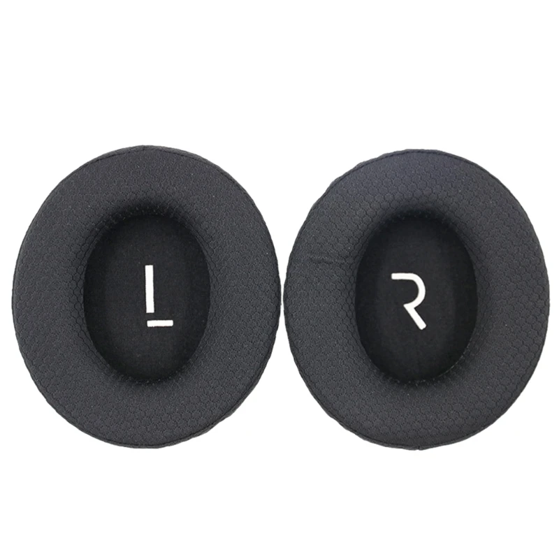 1 Pair Replacement Fabric Earpads Cushions Ear Pads Earmuffs Compatible