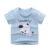 Летние Дети Baby Boy T-shirt Child Short Sleeve Human Printed Cotton Повседневная Детская Одежда Топы Футболки 9m-6Years summer top