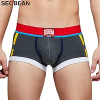 SEOBEAN Boxer taille basse pour homme, sous-vêtement en coton, doux, respirant, confortable, pour un usage quotidien décontracté 6