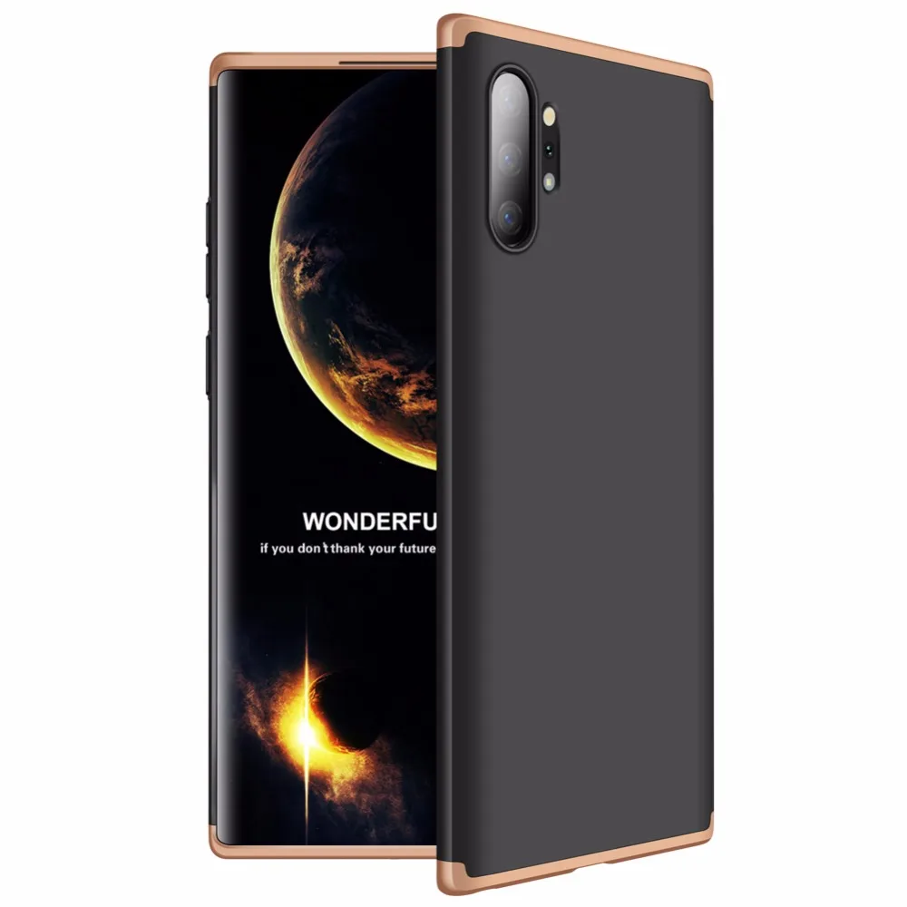 100 шт./лот 360 все включено щит PC модный пластиковый чехол для samsung galaxy Note 8 9 10 10 plus чехол для телефона