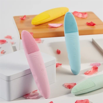 

S'AGAPO Silicone Face Cleansing Brush Electric Face Cleanser Skin Deep Washing Waterproof ultrasonic pore cleaner Facial Washing