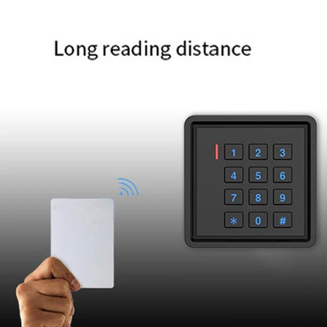Stand Alone Access Controller RFID Card Reader R6 125KHZ RFID Waterproof Access Control Keypad  Access Control Keypad 2