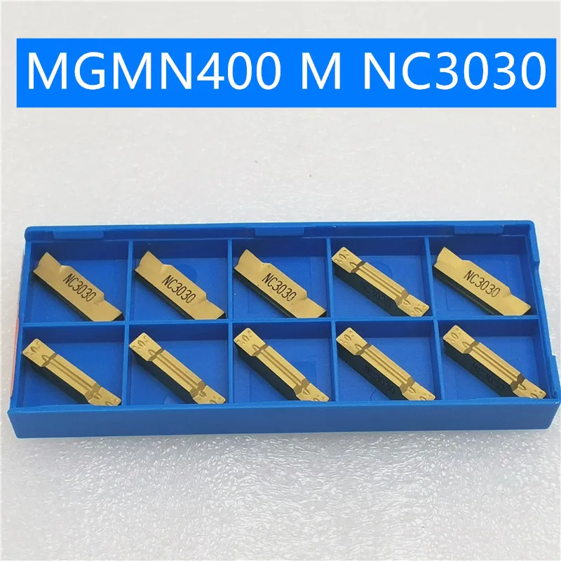 10 шт. MGMN400 M NC3030 поворотные твердосплавные вставки инструмент токарный фрезерный станок с ЧПУ Режущий инструмент слот для резки MGMN400