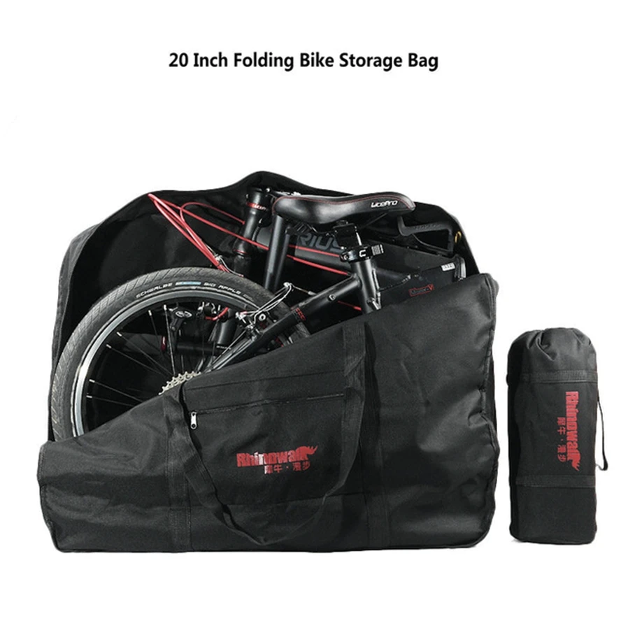 

RHINOWALK 14"16"20" Folding Bicycle Carry Bag Outdoor Riding Camping Bicycle Folding Storage Bag Transport Storage Bags