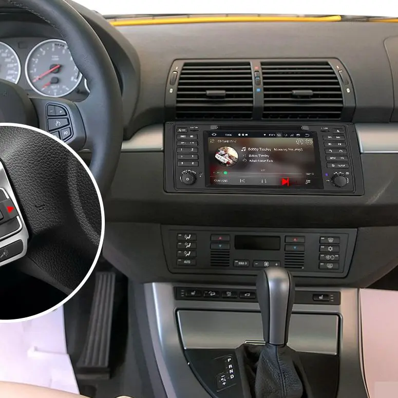 Flash Deal Car Multimedia Player Android 9.0 For BMW X5 Radio Bluetooth DSP Car Radio 8 Core Auto Radio parktronic 1 Din Navigation GPS 1