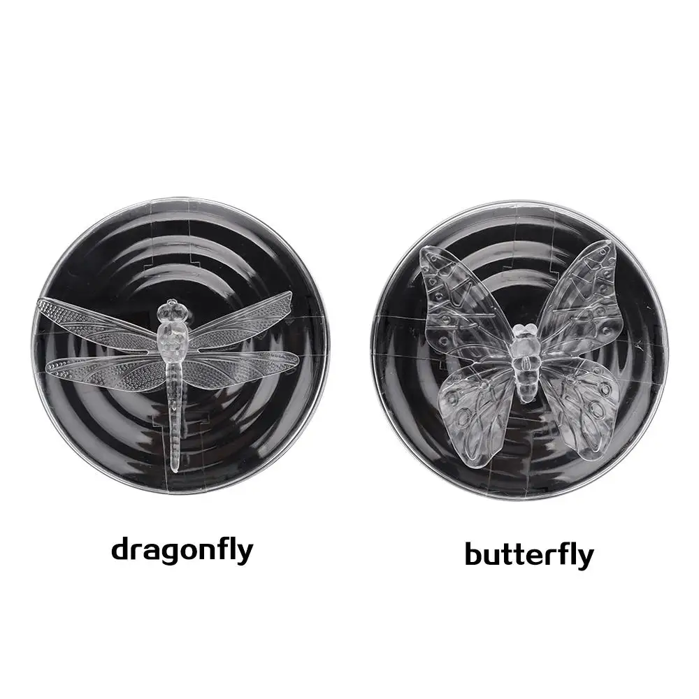 Светодиодный светильник с бабочками яркая стрекоза уличный s Солнечный пруд