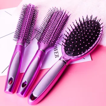 

Hot sale Scalp Massage Hair Comb Bristle Wet Curly Hair Brush for Salon Hairdressing Styling Tool