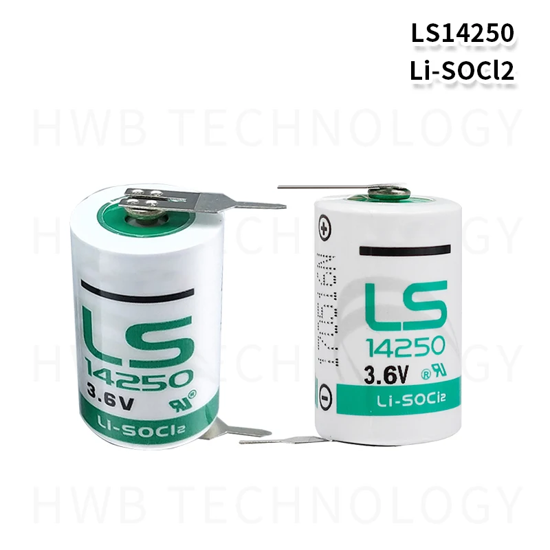 Новый оригинальный аккумулятор SAFT LS14250 14250 3 6 В 1250 мАч LiSOCL2 PLC с двумя контактами