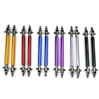 

2Pcs/Set Universal Car Bumper Bar Protector Rod Splitter Strut Tie Support Front Rear Retractable Lever Surrounds Fixing Bracket