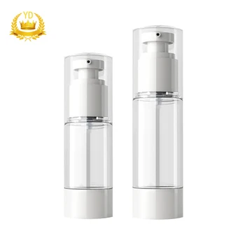 

15ml 30ml Empty Serum Bottles Vacuum Pump Bottles AS Plastic Lotion Sub-Bottling With PP Cream Airless Bottle YDHS