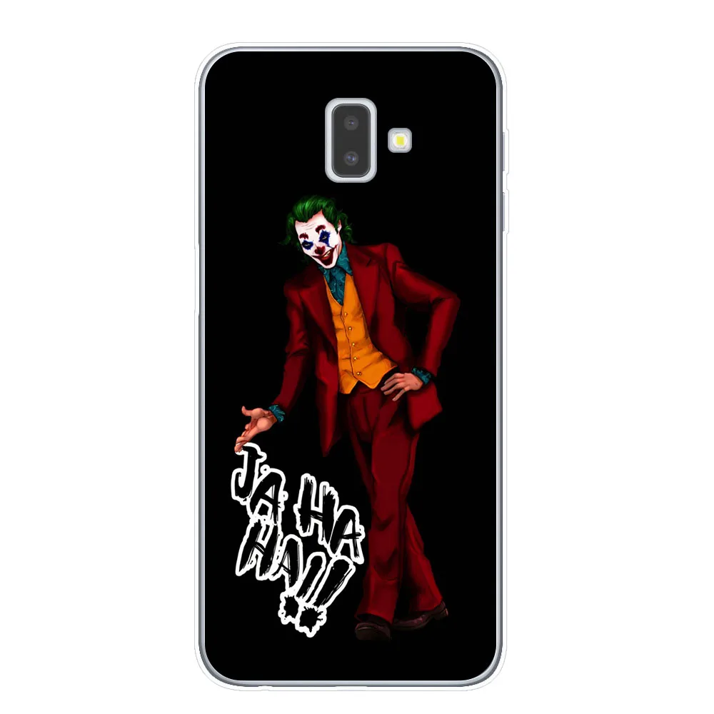 T7832 Joker из фильма ужасов «надевать счастливого лица мягкий TPU чехол для samsung J3 J5 J7 J4 J6 плюс Примечание 10 Pro Прозрачный чехол для телефона - Цвет: T7832
