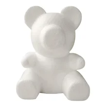 1 шт. 15 см/20 см/30 см пена Роза медведь плесень DIY искусственный цветок розы Медведь пластик медведь розы собака удачи модель формы