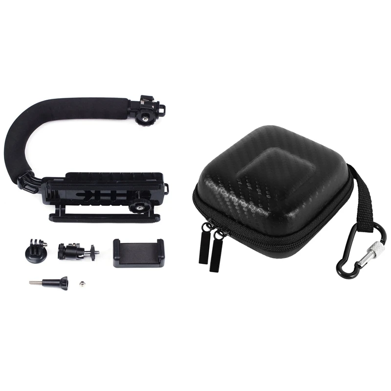 Hot C Type Monopod Handheld Camera Stabilizer Holder & Case For Gopro