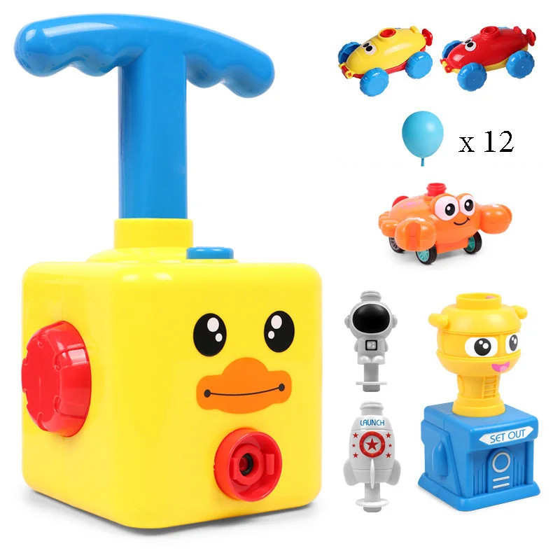 

New Balloon Car Toy Inertial Power Balloon Car Education Science Experiment Toy Balloons Cars Toys Puzzle Toys for Children Gift