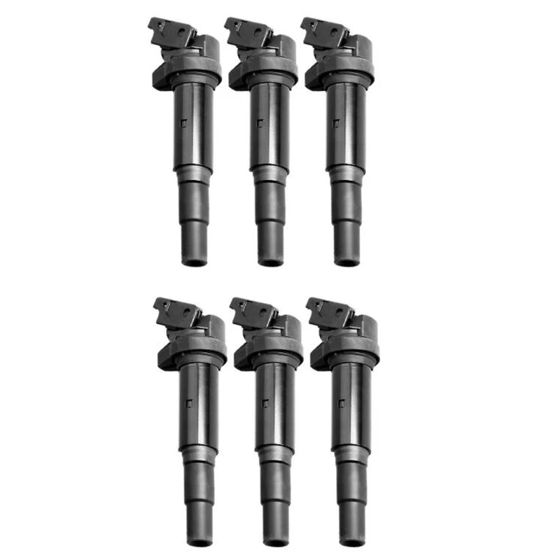 

Ignition Coil Pack Set of 6 - Replacement for BMW 325I, 335I, 328I, 525I, 530I, 330I, 650I, X3, X5, M3, 0221504470, 12138616153,