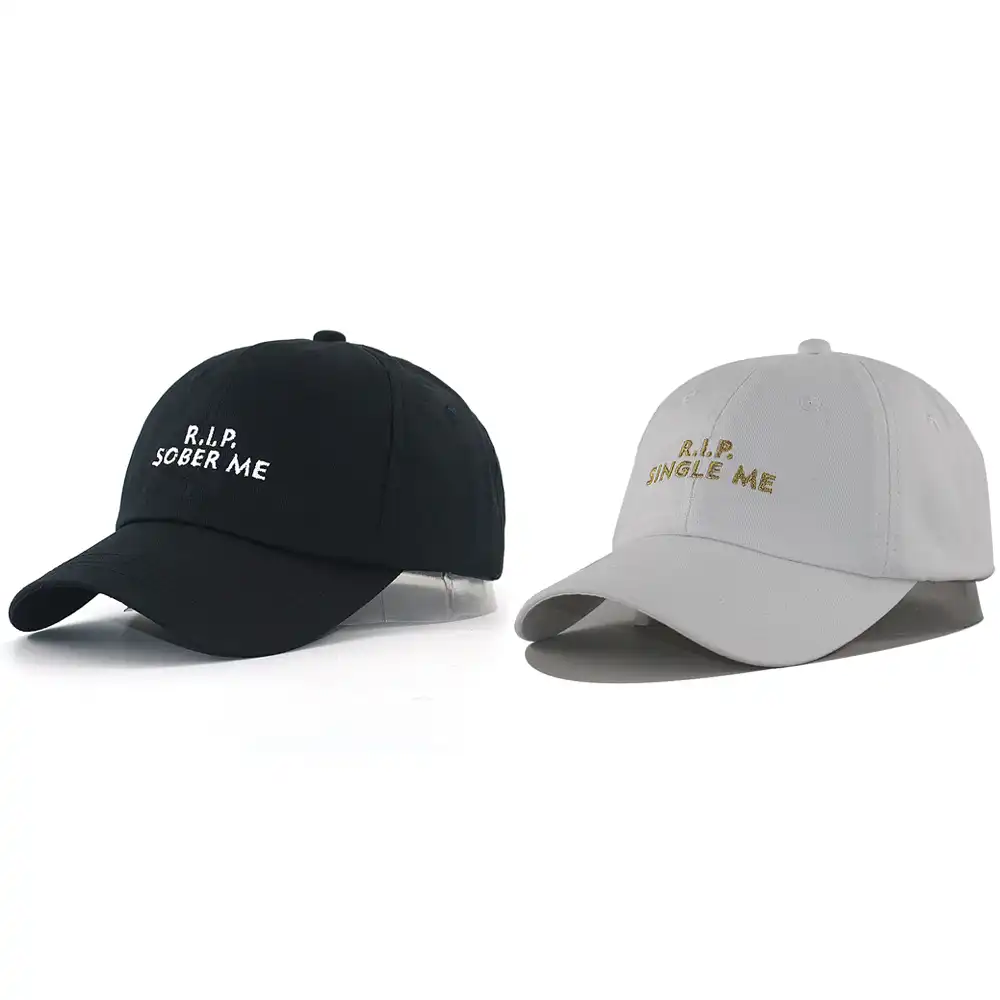 single hat embroidery