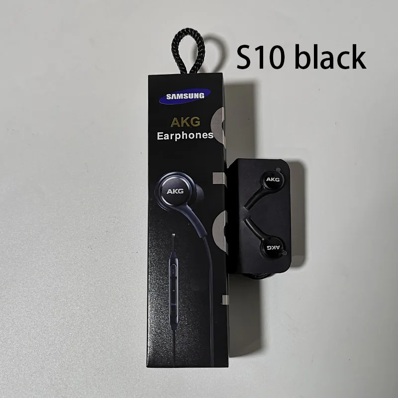 S10 BLACK Samsung AKG Наушники IG955 3,5 мм наушники-вкладыши с микрофоном Проводная гарнитура для samsung Galaxy S8 S9 s10 huawe xiaomi - Цвет: S10 BLACK