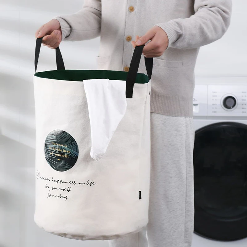 Скандинавском стиле ведро для белья Домашняя одежда Складная Ткань игрушка ведро сумка для хранения