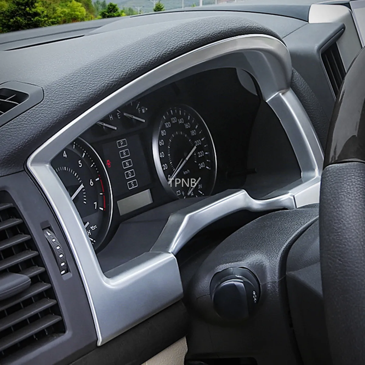 ABS Car Instrument Decorative Cover for Toyota Land Cruiser 200 LC200 2016 2017 2018  Panel Interior Accessories