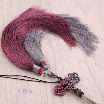 

High Quality China Form Tassels Spike Light Ice Silk Pendant Automobile Pendant Hanging Ear Musical Instruments Sword Tassel