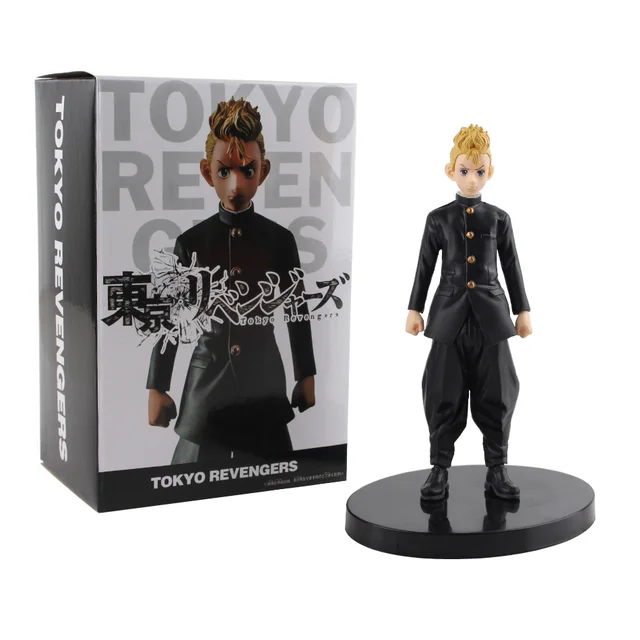 【Ready Stock】16CM Anime Tokyo Revengers Action Figure Manjiro Sano Chifuyu Matsuno Takemichi Hanagaki Figurine Manga With box