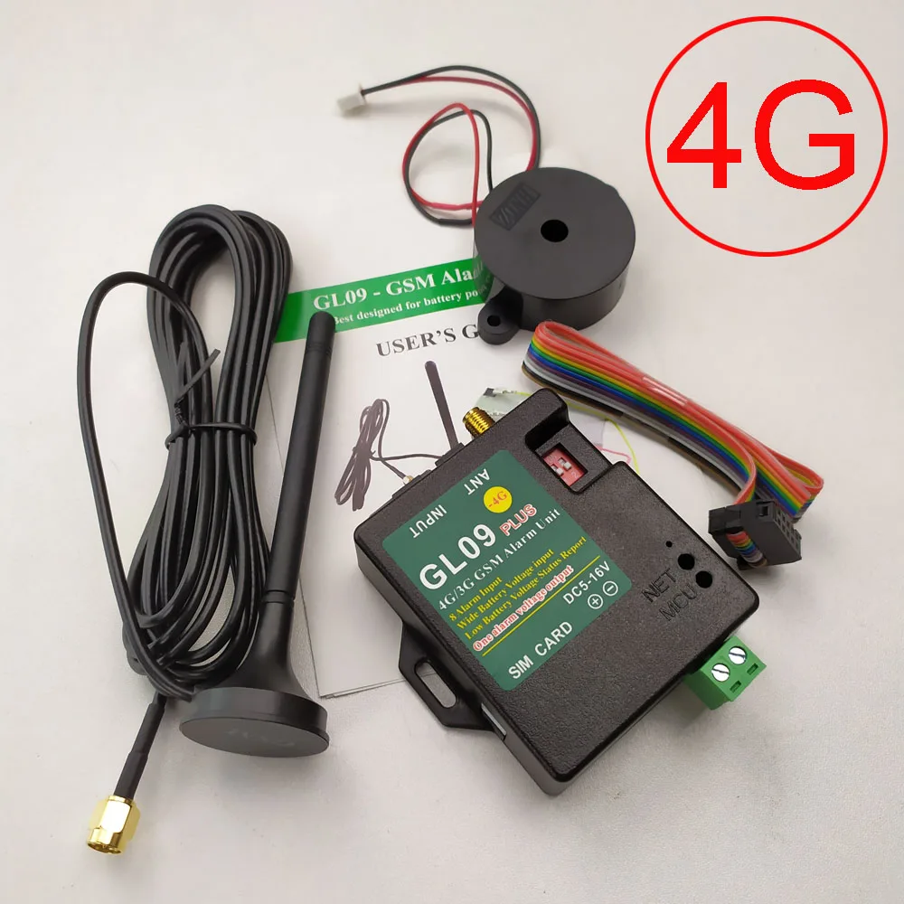 GSM-сигнализация GL09/ GL09Plus 4G беспроводная с выходом сирены | Безопасность и защита