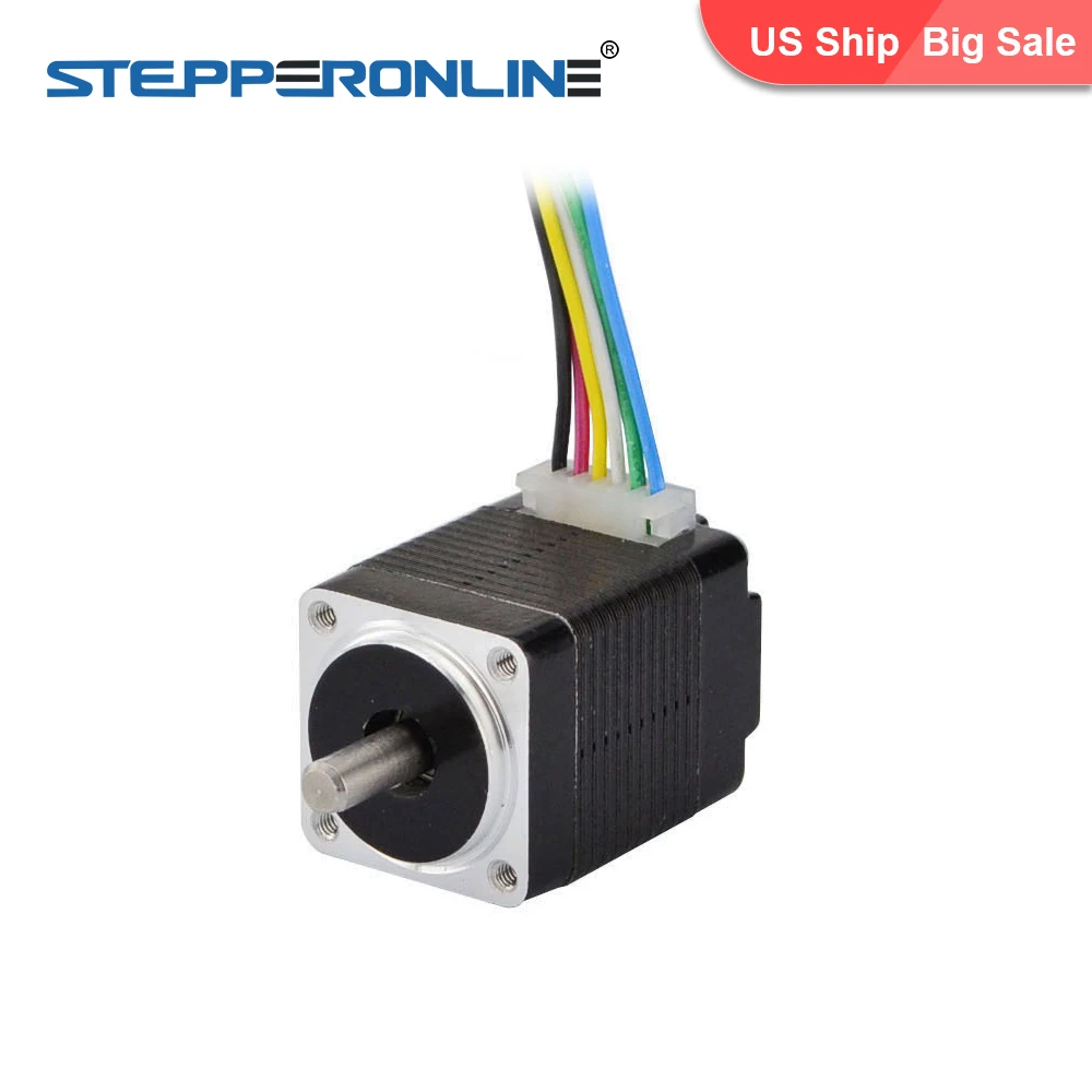 

Big Sale! Mini Nema 8 Stepper Motor Unipolar 6-lead 1.8deg 30mm 2.55oz.in 0.5A for 3D Printer