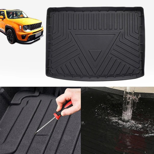 Tapis de coffre de voiture pour Jeep Renegade 2015 ~ 2023 2022, doublure de  chargement, plateau de coffre arrière, bagages, tapis de rangement,  accessoires de sol - AliExpress