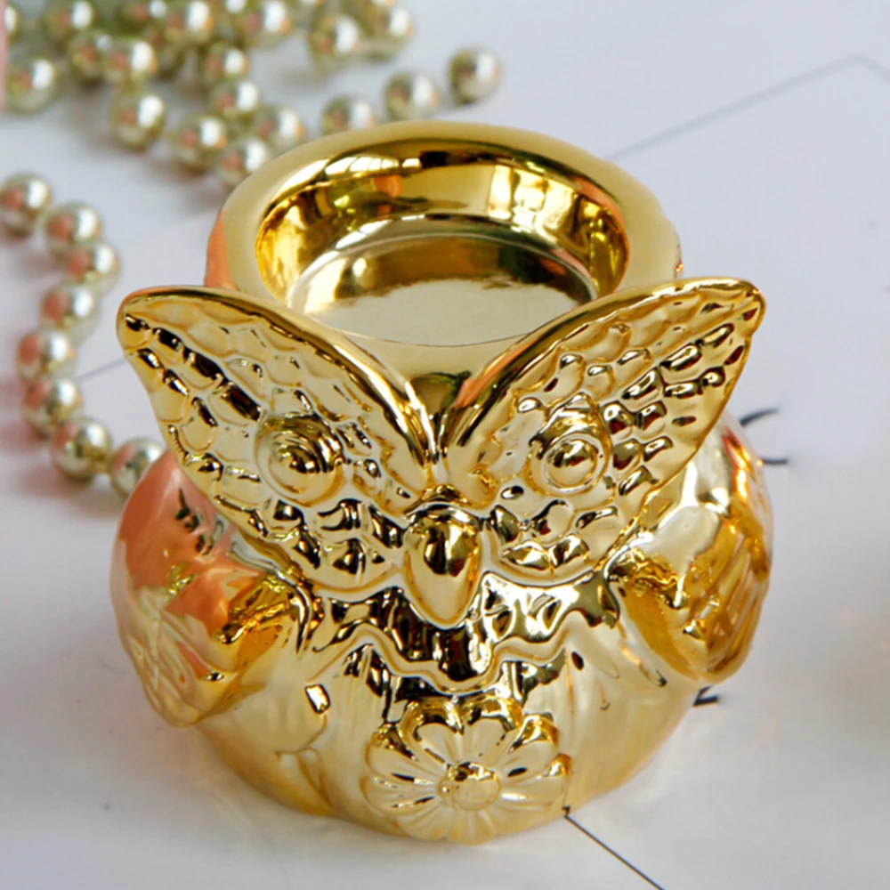 Европейские полые керамические подсвечники в виде ананаса/Совы искусство