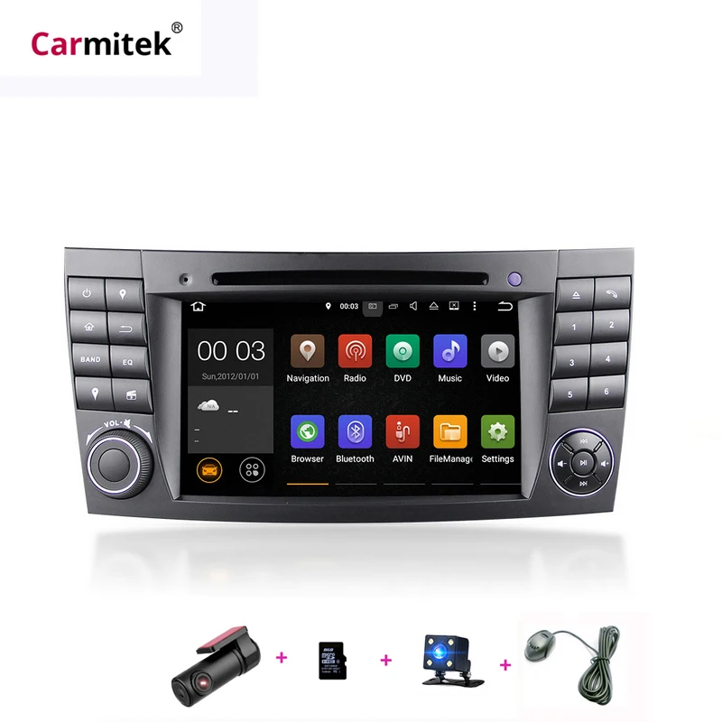 Автомагнитола на Android 9 0 2din gps-навигация DVD FM AUX для Mercedes Benz W211 W463 CLS w222 Авторадио CLK