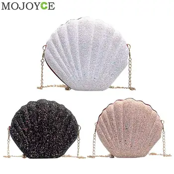 

Girls Mini Casual Cute Sequins Shoulder Messenger Handbags Female Small Women Chain Zipper Shell Crossbody Bags bolsa feminina