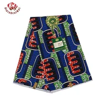 Анкара африканская полиэфирная восковая печатная ткань Binta настоящий воск высокого качества 6 ярдов африканская ткань для вечерние платья PL714