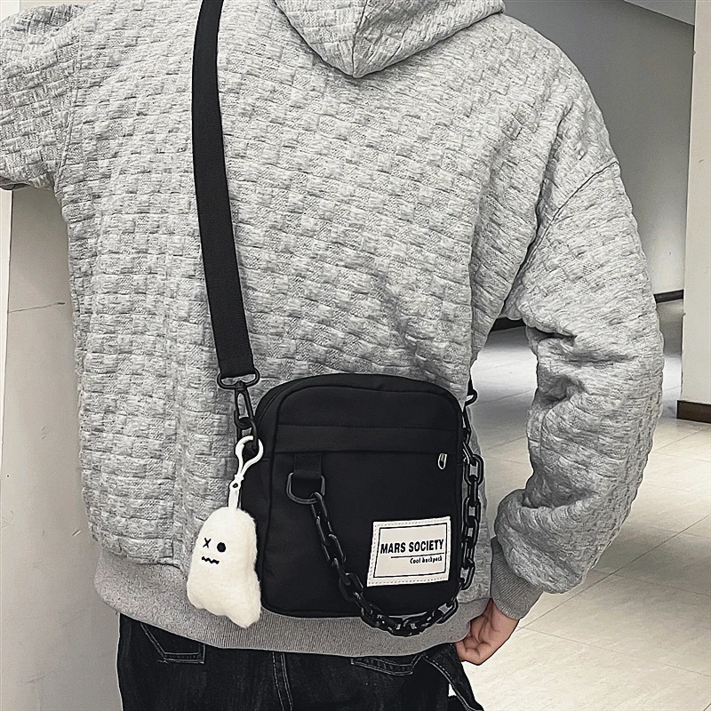 

Original Uoct.all Messenger Bag Couple Ins Chain Bag Korea Sports Bag Ladies Bag Fashion Brand Diagonal Shoulder Bag Student Bag