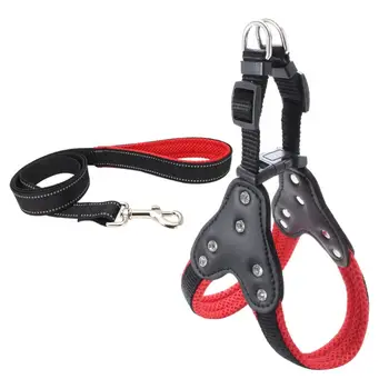 

Pet Dog Harness Vest Leash Explosion-proof Reflective Adjustable Chest Collar